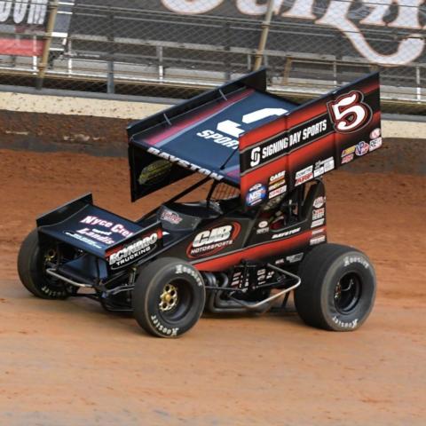 Rookie Spencer Bayston led wire to wire to win the World of Outlaws NOS Energy Drink Sprint Car Series feature Saturday at Bristol Motor Speedway.