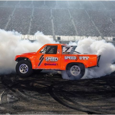 Saturday's burnout competitions featured a wide array of vehicles performing the fan-favorite smoky tire-spinning maneuvers. 