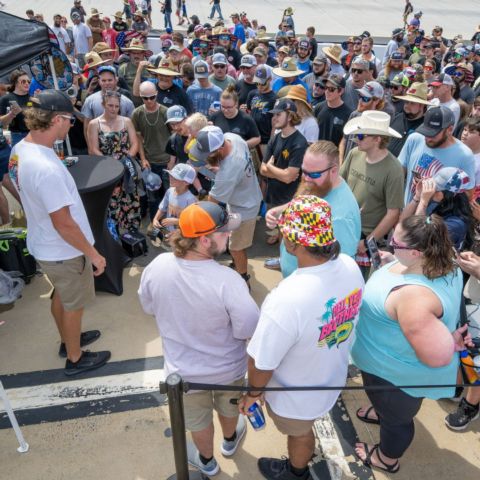 Dynamic event host Cleetus McFarland greeted guests on both days during pre-race Fan Fests in the infield of iconic Bristol Motor Speedway.