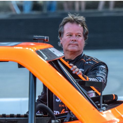Versatile motorsports competitor Robby Gordon was busy all weekend during the Cleetus & Cars event at BMS as he participated in the Burnout Contest, Stadium SUPER Truck races and the Bristol 1000 race.