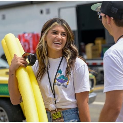 NASCAR Camping World Truck Series star Hailie Deegan was one of the participants in the Bristol 1000.