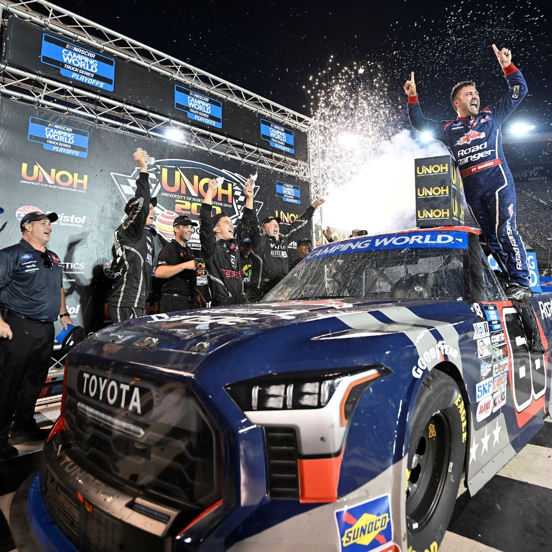 Majeski claims Championship 4 NASCAR Truck Series berth with UNOH 200 win News Media Bristol Motor Speedway