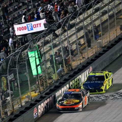 Noah Gragson took the checkered flag Friday night to win the Food City 300 at Bristol Motor Speedway, the regular season finale in the NASCAR Xfinity Series.