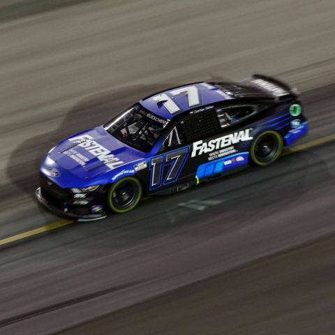 Chris Buescher drove his No. 17 Roush Fenway Keselowski machine to the Bass Pro Shops Night Race victory Saturday at Bristol, calling the win "one that was at the top of his list".