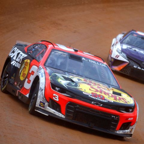 Veteran drivers Austin Dillon (3) and Denny Hamlin (11) will both be on the hunt for a victory in the Food City Dirt Race at Bristol Motor Speedway on Easter Sunday, April 9, 2023. A win in the historic event would be extra-special this year during NASCAR's 75th Anniversary season.