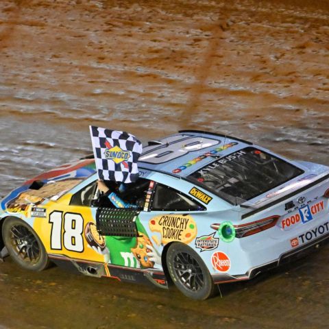 Kyle Busch is the defending Food City Dirt Race winner. He took the checkered flag last year as race leaders Tyler Reddick and Chase Briscoe tangled in turn 4 on the final lap of the race.