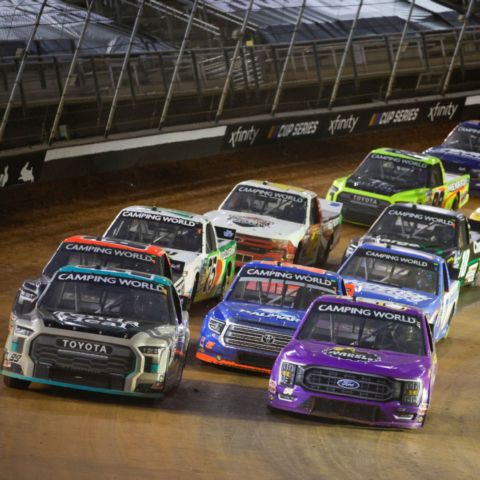 The WEATHER GUARD Truck Race on Dirt takes the green flag Saturday night at 8 p.m. ET.