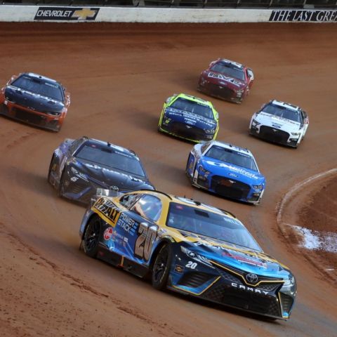 One of the most prolific dirt racing drivers in the NASCAR Cup Series, Christopher Bell raced to the victory Sunday night in the Food City Dirt Race at clay-covered Bristol Motor Speedway.