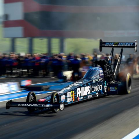 Defending Bristol Top Fuel winner Justin Ashley is looking to defend his victory and also score a New England Nationals win in a rare doubleheader weekend at Thunder Valley.