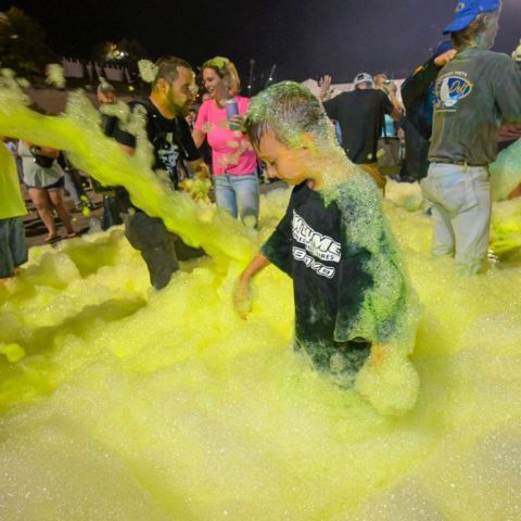 The popular BMS Foam Party will be held Thursday night after the racing doubleheader. DJ Sterl the Pearl will host the wild night of partying.