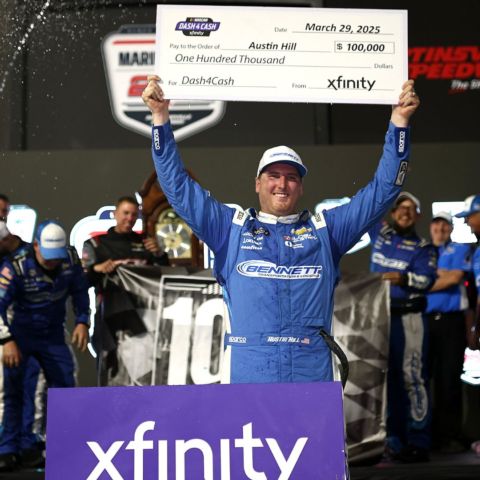 Martinsville winner Austin Hill claimed the Xfinity Dash for Cash in that race and will also be going for the $100,000 during Bristol's SciAps 300 on April 12.