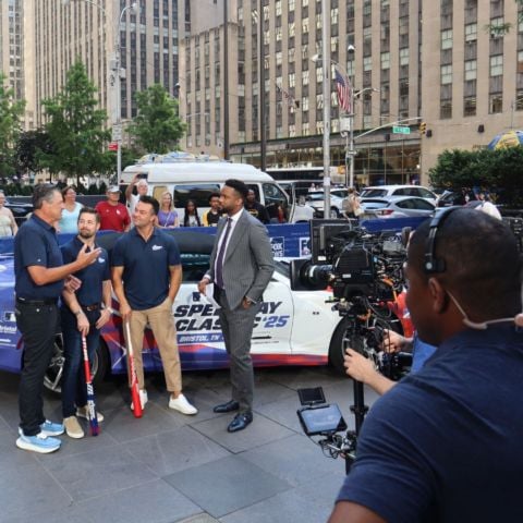An early morning stop in the tour was with FOX & Friends.