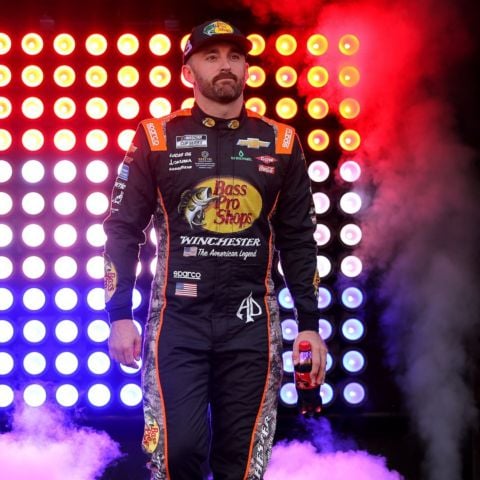 Bass Pro Shops driver Austin Dillon and all of the Cup Series drivers participated in the driver introductions during Bristol's famed pre-race ceremonies at America's Night Race.