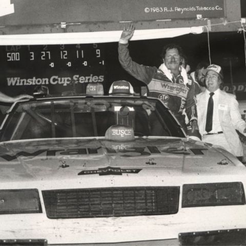 In 1985 Earnhardt outdueled rival Tim Richmond to take a historic win during the first Bristol Night Race televised in primetime on ESPN.