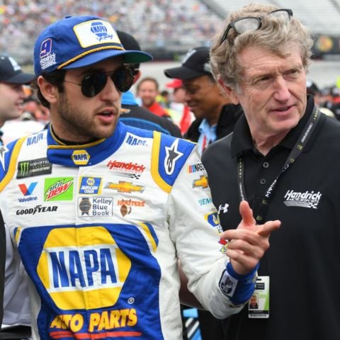 NASCAR's Most Popular family Bill Elliott (right) and his son Chase Elliott have both had success at Bristol Motor Speedway with Bill winning the 1988 spring race and Chase taking the checkered flag in the 2020 NASCAR All-Star Race at Bristol.
