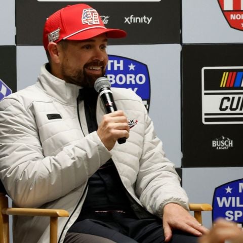 Ricky Stenhouse Jr. was among 15 NASCAR Cup drivers testing the new 750-horsepower engine package for short tracks and road courses Jan. 13 at North Wilkesboro Speedway.