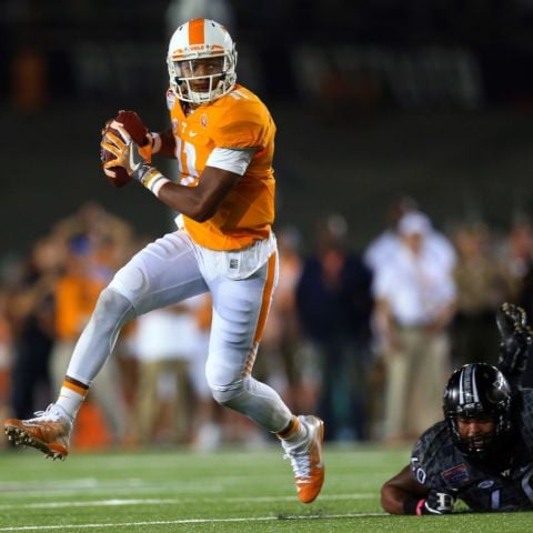 Josh Dobbs earned the MVP award at the 2016 Pilot Flying J Battle at Bristol college football game.