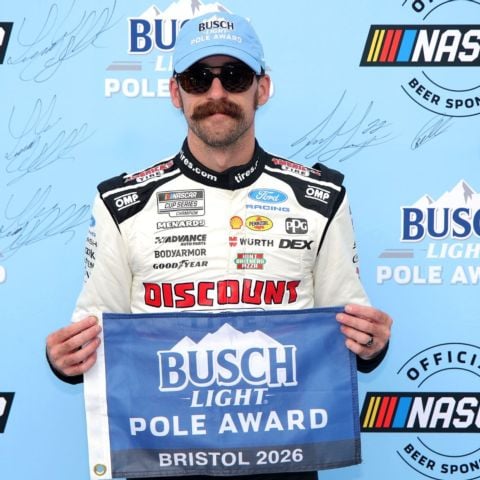 Ryan Blaney earned the Bush's Beans Qualifying pole for Sunday's Food City 500.