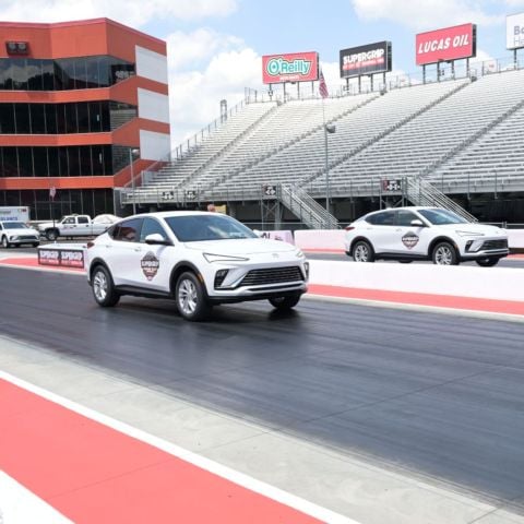 Competitors raced in sleek 1.5 L Turbo Buicks.