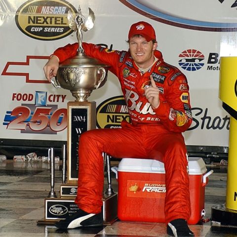 Dale Earnhardt Jr. won his only Cup Series race at Bristol in 2004, claiming the Night Race victory. He famously said "It's Bristol, baby!" in victory lane after the win which over the years has become a popular mantra for the track.