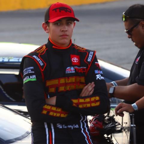 Sammy Smith will drive the Kyle Busch Motorsports No. 51 entry in the Super Late Model class on Saturday at BMS.