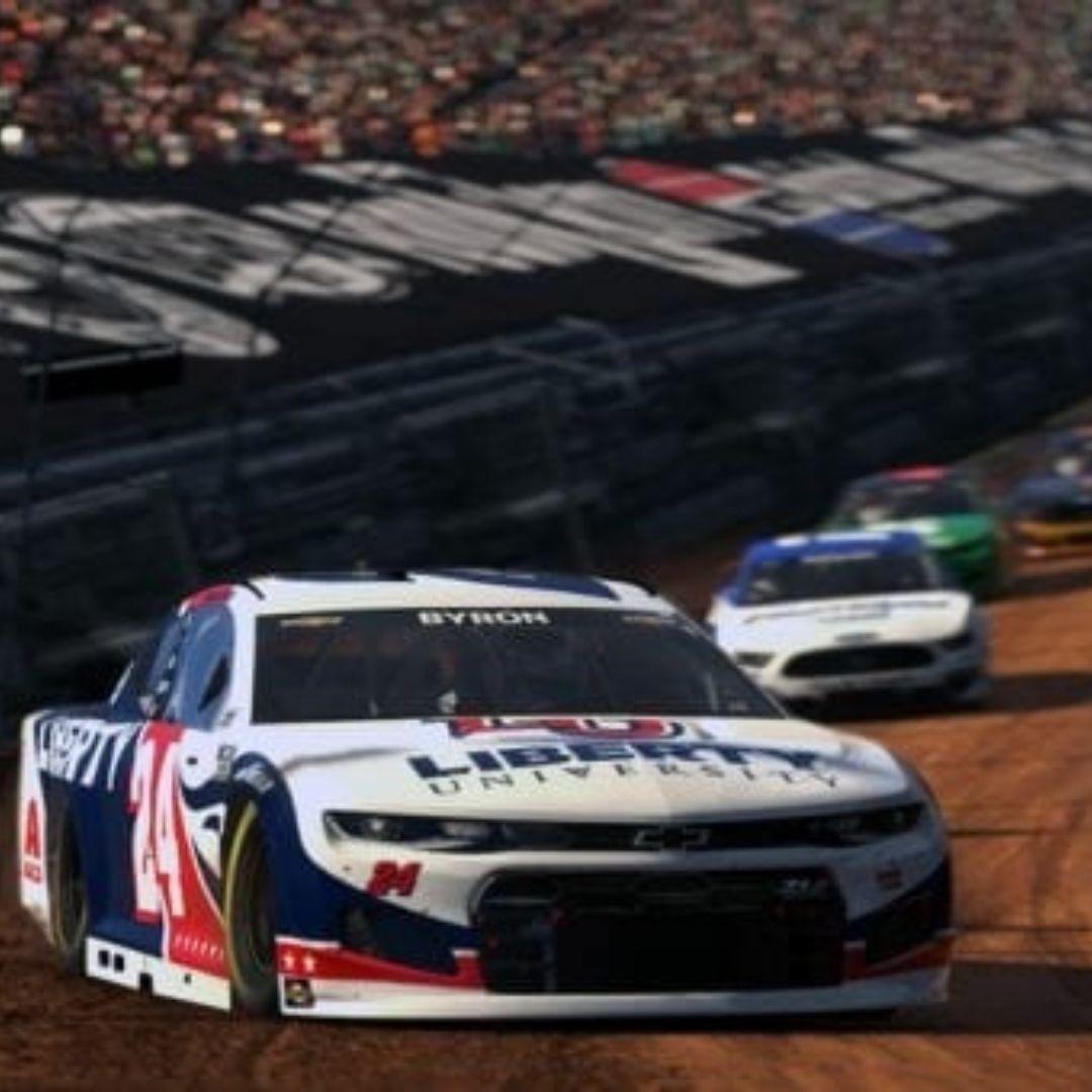 William Byron wins eNASCAR iRacing Pro Invitational Series opener on virtual Bristol dirt | News ...