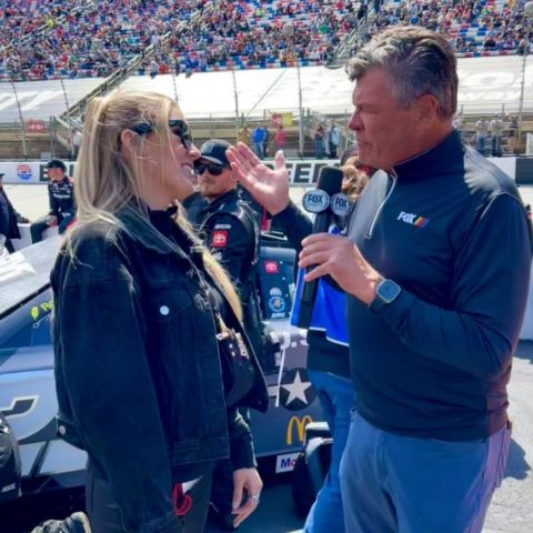 Zetterstrom was interviewed by Michael Waltrip during his famed Grid Walk during FOX's Food City 500 pre-race show.