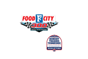 Food City 300 and Nobody Trashes Tennessee Qualifying Logo