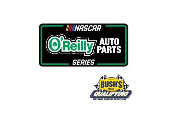 O'Reilly Auto Parts Series 300 <span>& Bush's Beans Qualifying</span> Logo