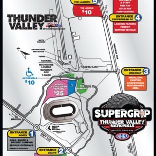 NHRA On-Property Parking
