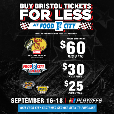 BMS tix on sale Food City