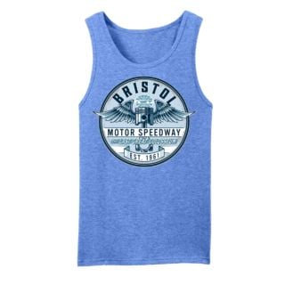 BMS WINGED PISTON TANK TOP Blue