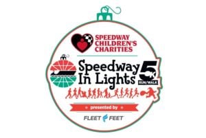 SCC Speedway in Lights 5K Logo