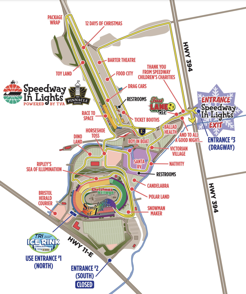 The Pinnacle Speedway in Lights Events Bristol Motor Speedway
