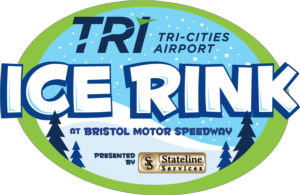 Tri-Cities Airport Ice Rink at Bristol Motor Speedway Logo