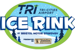 Tri-Cities Airport Ice Rink at Bristol Motor Speedway Logo