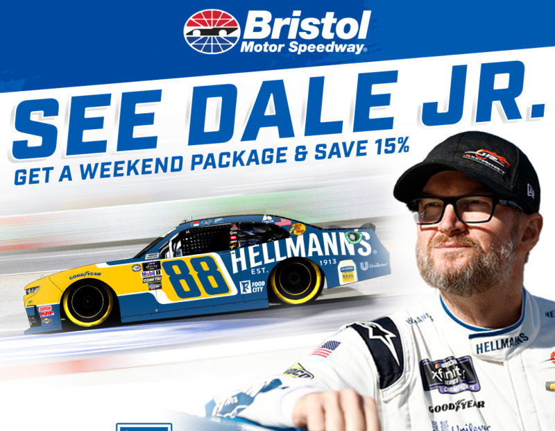 See Dale Jr. Race Header Image