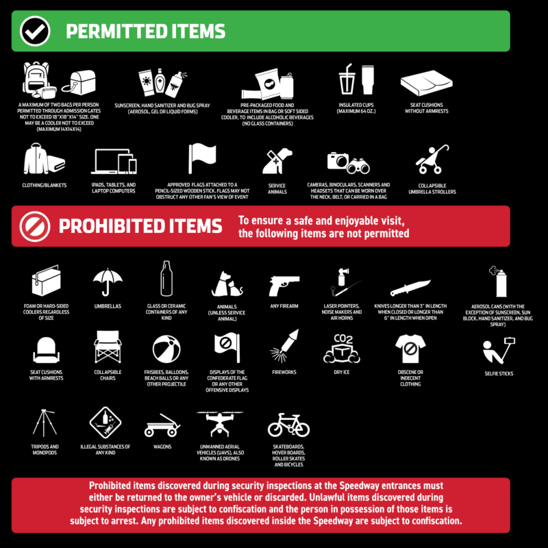 Prohibited Items Header Image
