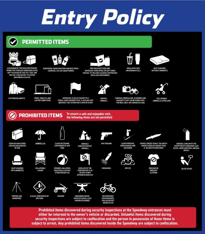 Prohibited Items Header Image