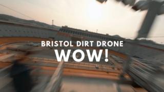 Bristol Motor Speedway Dirt Drone Footage (AMAZING!)